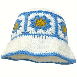 Chapeaux au crochet floral