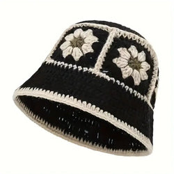 Chapeaux au crochet floral